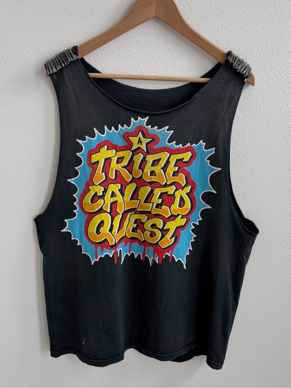 A Tribe Called Quest Jazz Rap Alternative Hip Hop Rap Worn Down Used T-shirt